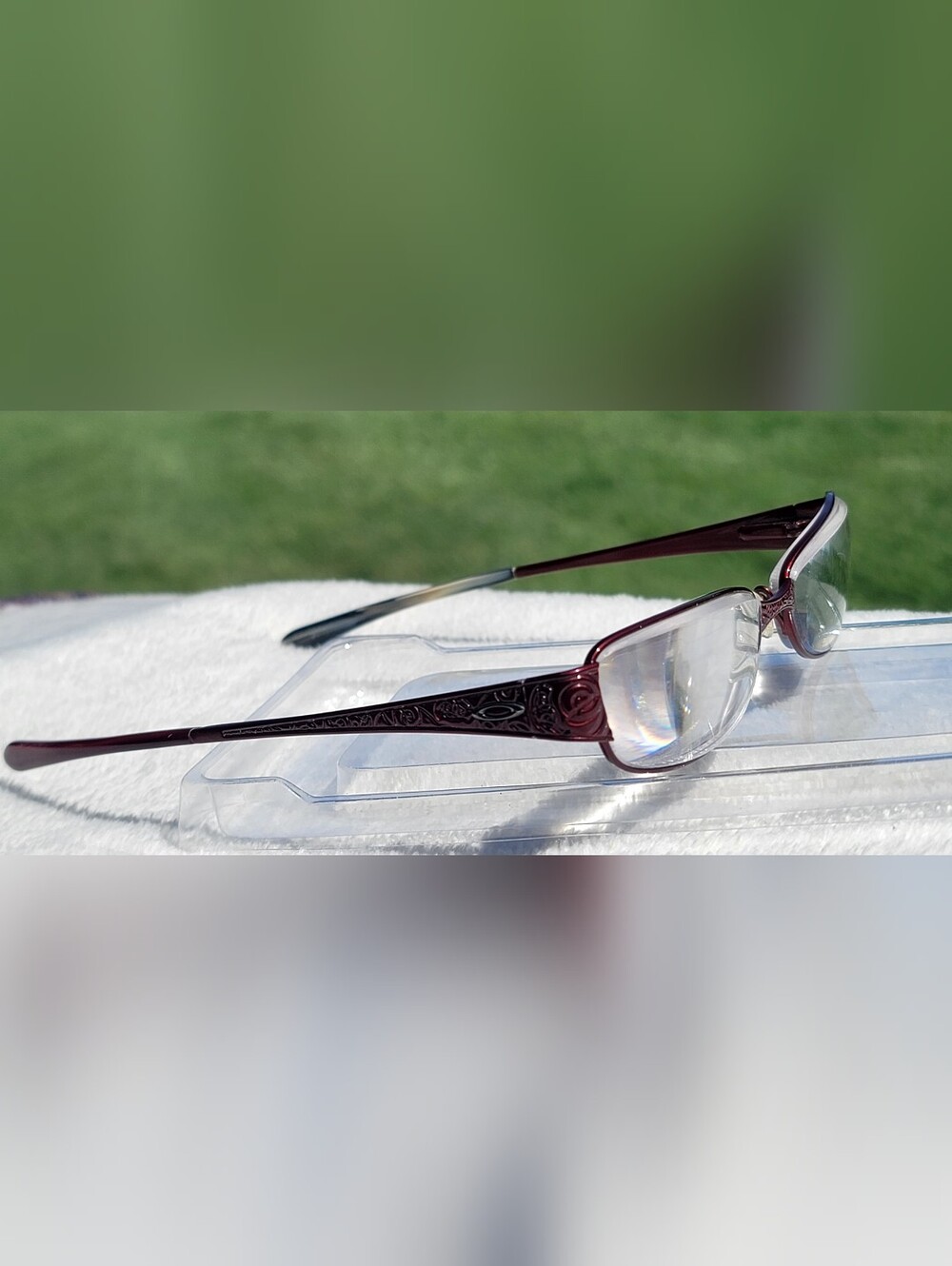 Oakley Eyeglasses Frames Poetic 4.0 Polished Chocolate Burgundy Oval 52-16-132